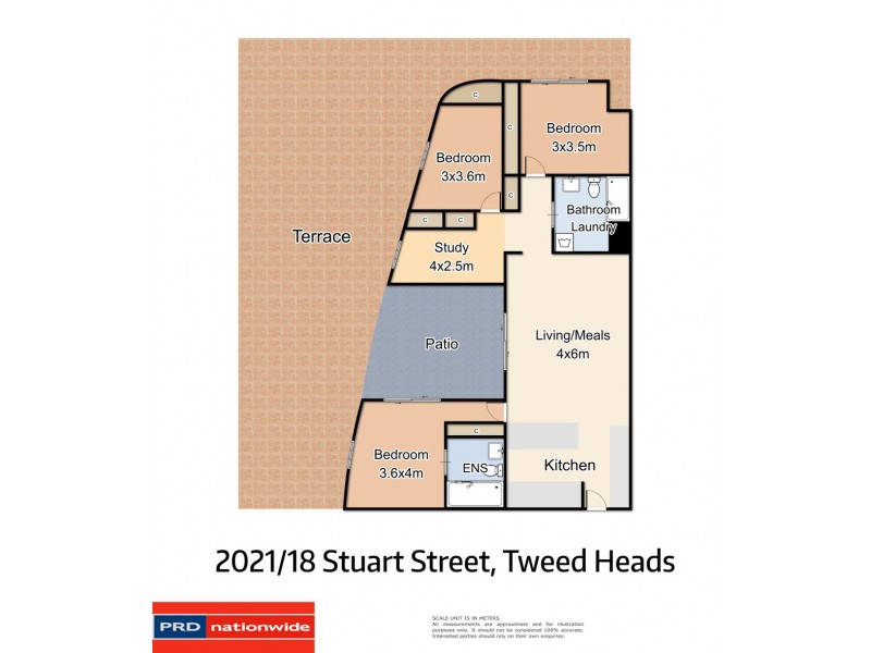 2021/18 Stuart Street, Tweed Heads NSW 2485 Floorplan