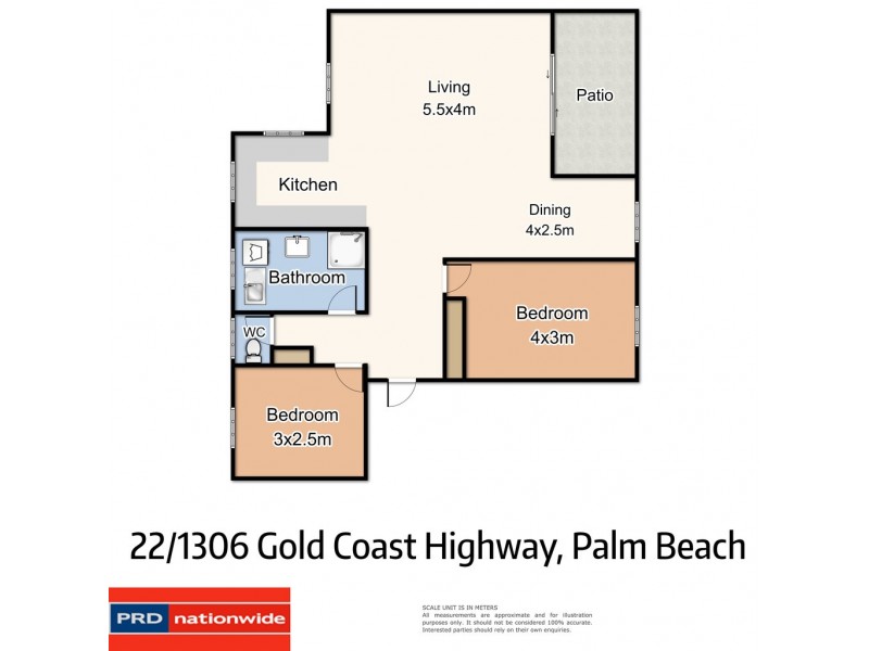 22/1306 Gold Coast Hwy, Palm Beach QLD 4221 Floorplan