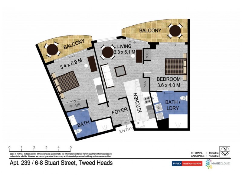 239-240/6-8 Stuart Street, Tweed Heads NSW 2485 Floorplan