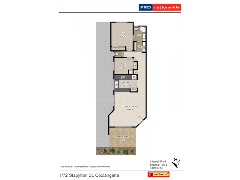 1/72 Stapylton Street, Coolangatta QLD 4225 Floorplan