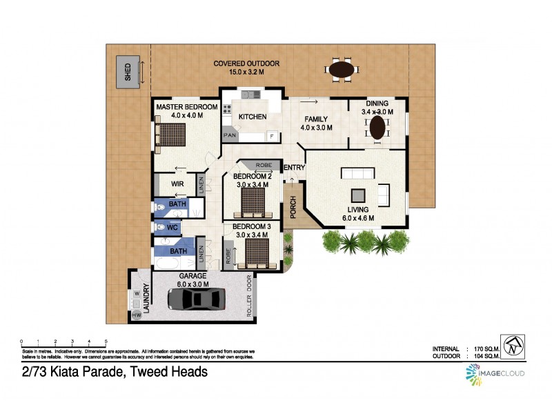 2/73 Kiata Parade, Tweed Heads NSW 2485 Floorplan
