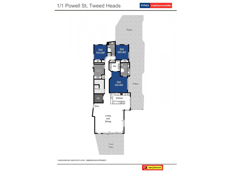 1/1 Powell Street, Tweed Heads NSW 2485 Floorplan