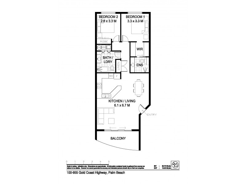 100/955 Gold Coast Highway, Palm Beach QLD 4221 Floorplan