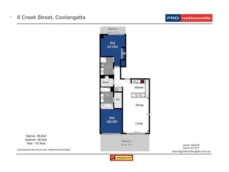 606/2 Creek Street, Coolangatta QLD 4225 Floorplan