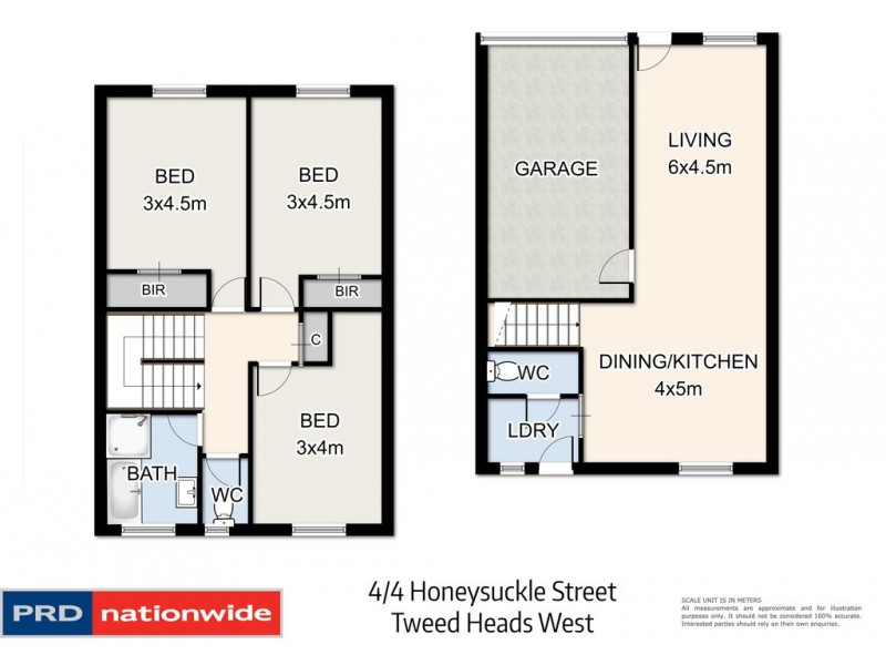 4/4 Honeysuckle St, Tweed Heads West NSW 2485 Floorplan