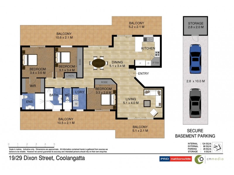 19/29 Dixon Street, Coolangatta QLD 4225 Floorplan
