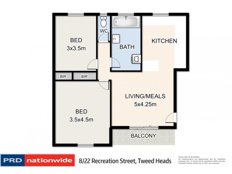 8/22 Recreation St, Tweed Heads NSW 2485 Floorplan