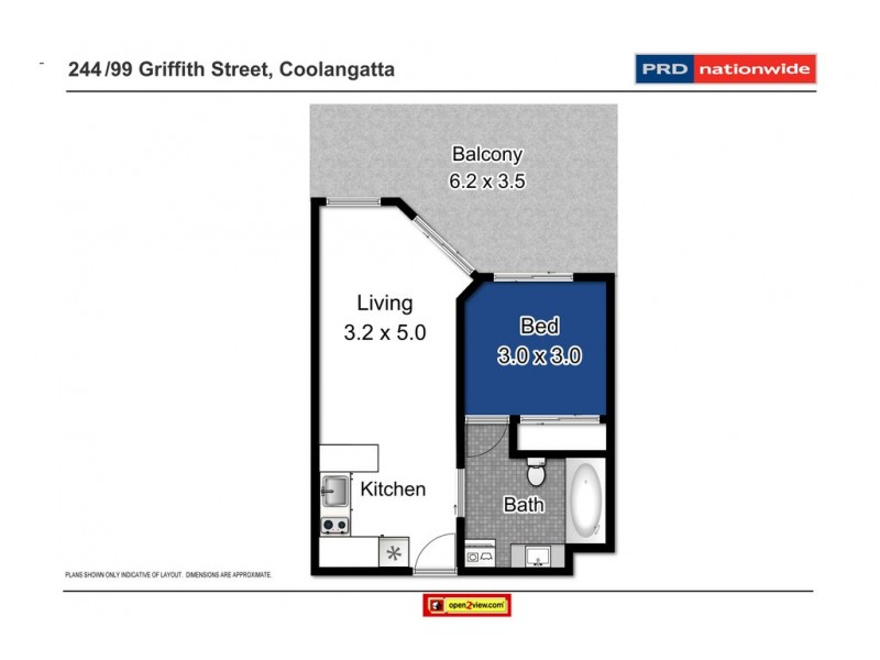 244/99 Griffith St, Coolangatta QLD 4225 Floorplan