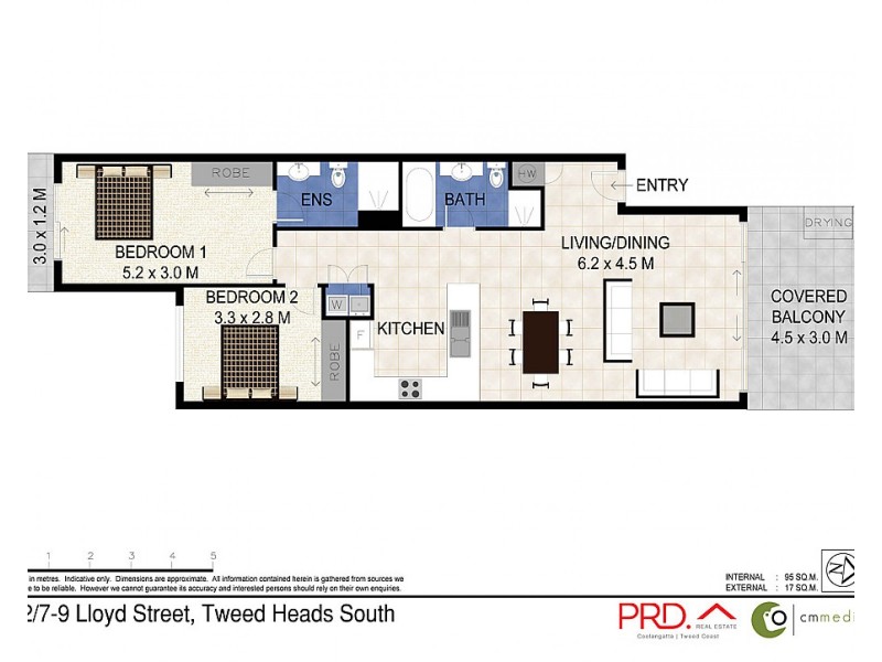 22/7-9 Lloyd Street, Tweed Heads South NSW 2486 Floorplan