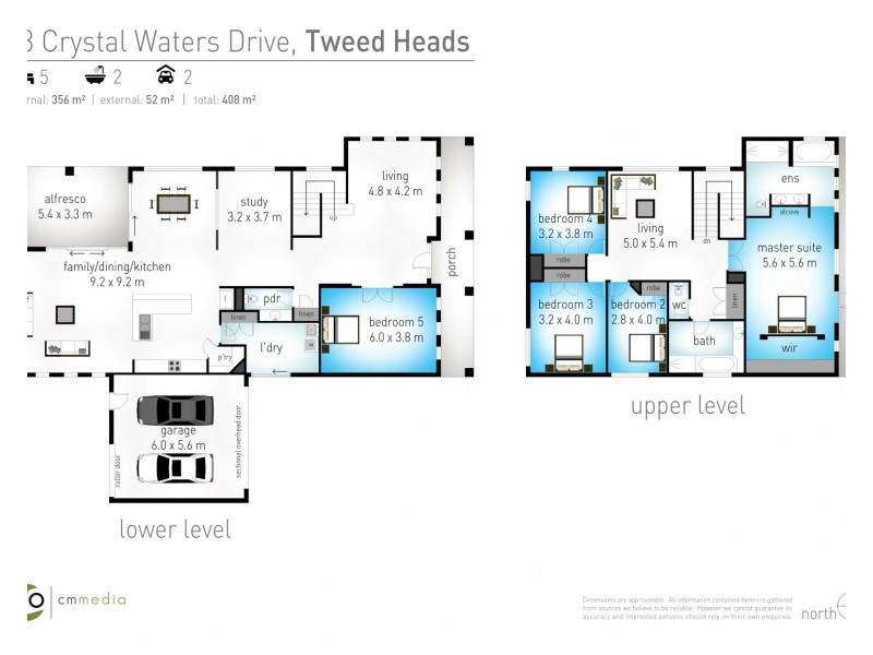 13 Crystal Waters Drive, Tweed Heads NSW 2485 Floorplan