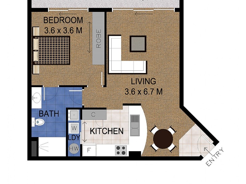 26/37-43 Golden Four Drive, Bilinga QLD 4225 Floorplan