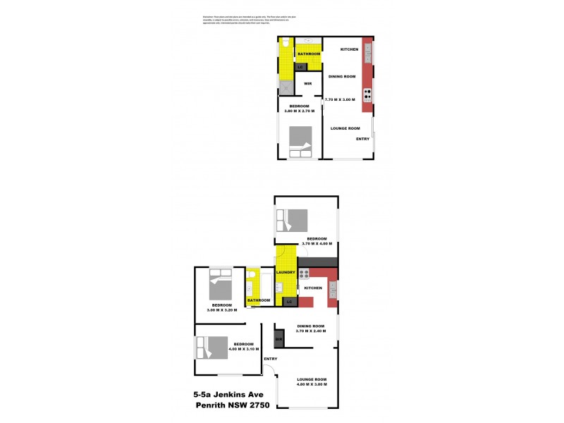 5 Jenkins Avenue, Penrith NSW 2750 Floorplan
