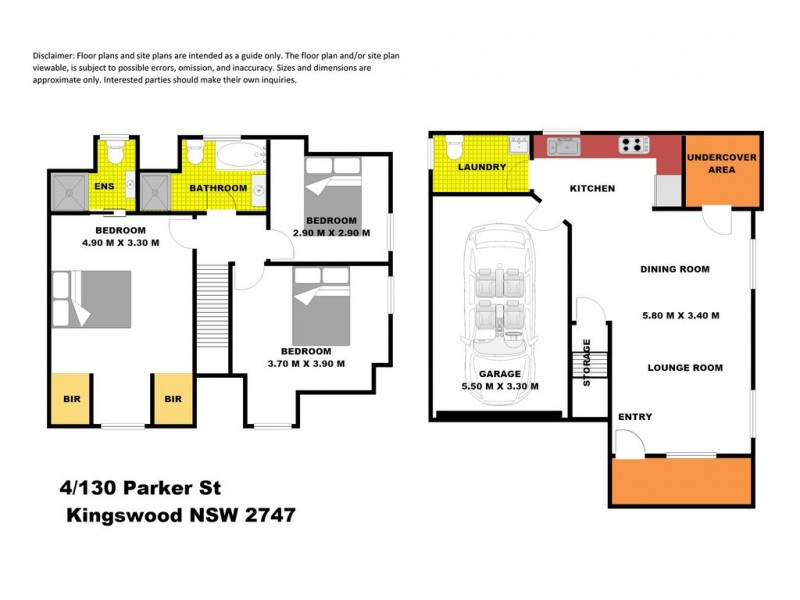 4/130 Parker Street, Kingswood NSW 2747 Floorplan