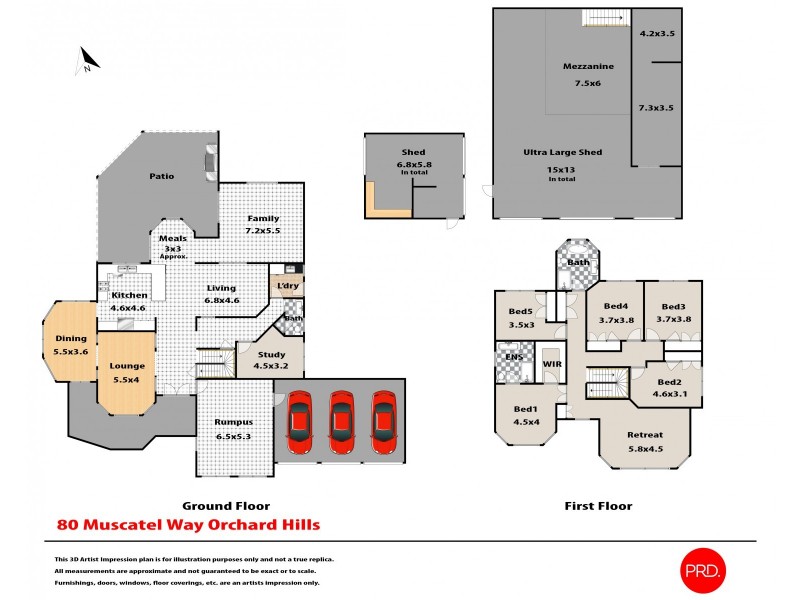 80 Muscatel Way, Orchard Hills NSW 2748 Floorplan
