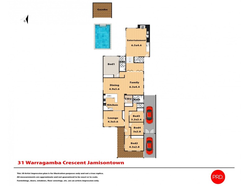 31 Warragamba Crescent, Jamisontown NSW 2750 Floorplan