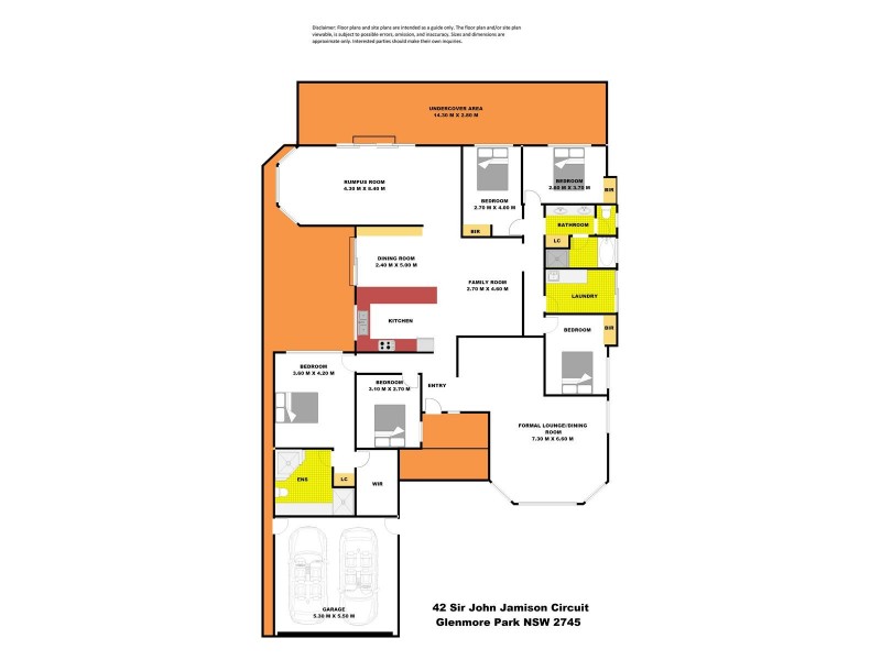 42 Sir John Jamison Circuit, Glenmore Park NSW 2745 Floorplan