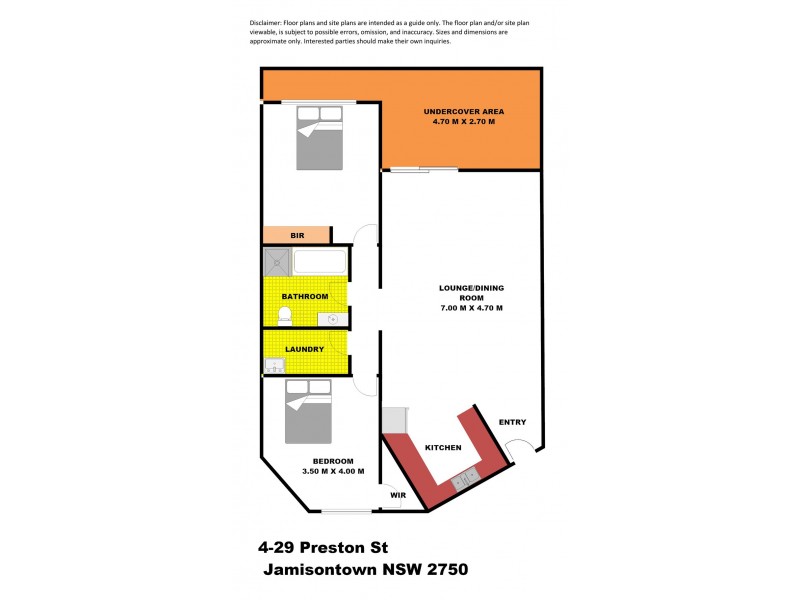 4/29-35 Preston Street, Jamisontown NSW 2750 Floorplan