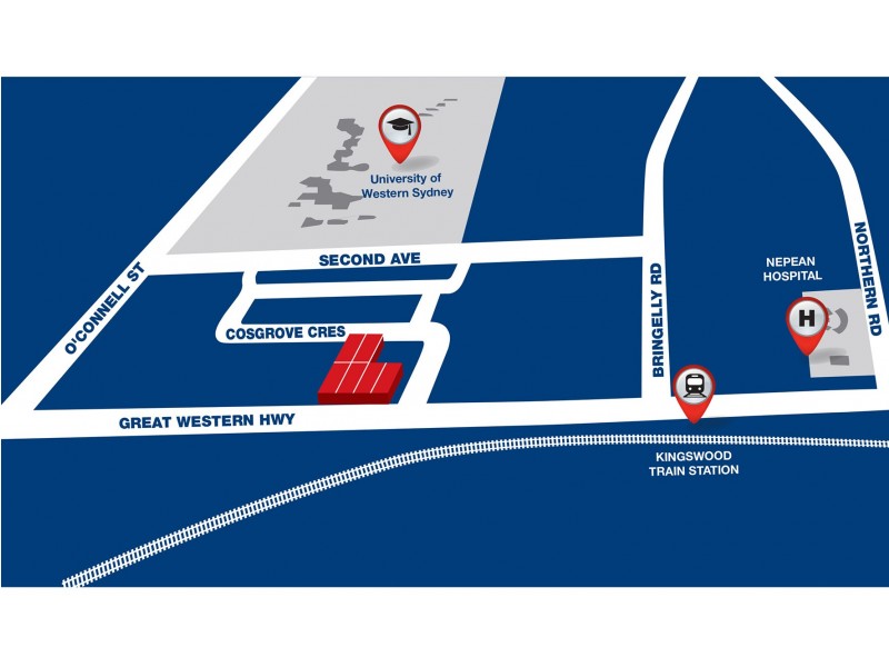 96-102; 21and23 Great Western Highway; Cosgrove Crescent, Kingswood NSW 2747