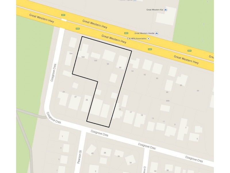 96-102; 21and23 Great Western Highway; Cosgrove Crescent, Kingswood NSW 2747