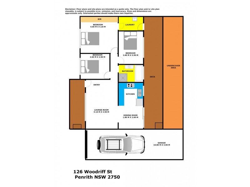 126 Woodriff Street, Penrith NSW 2750 Floorplan