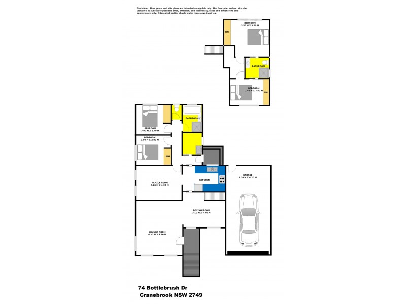 74 Bottlebrush Drive, Cranebrook NSW 2749 Floorplan