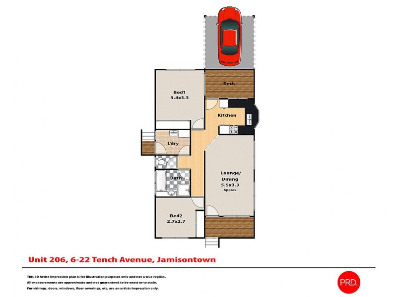 206/6-22 Tench Avenue, Jamisontown NSW 2750 Floorplan