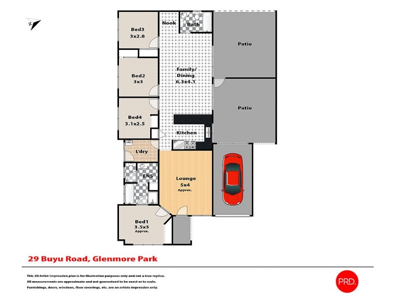 29 Buyu Road, Glenmore Park NSW 2745 Floorplan