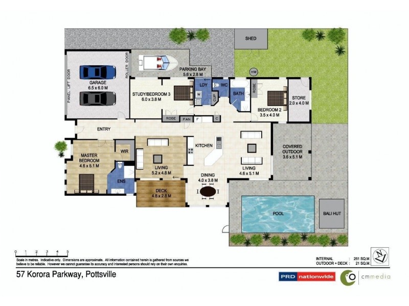 57 Korora Parkway, Pottsville NSW 2489 Floorplan