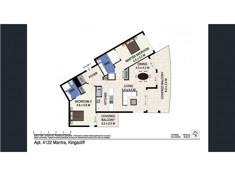 4122/9 Gunnamatta Avenue, Kingscliff NSW 2487 Floorplan