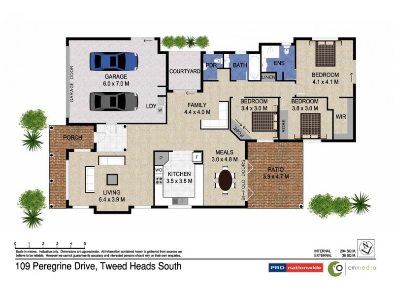 21/2 Falcon Way (109 Peregrine Drive), Tweed Heads South NSW 2486 Floorplan