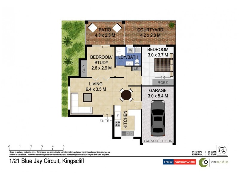 1/21 Blue Jay Circuit, Kingscliff NSW 2487 Floorplan