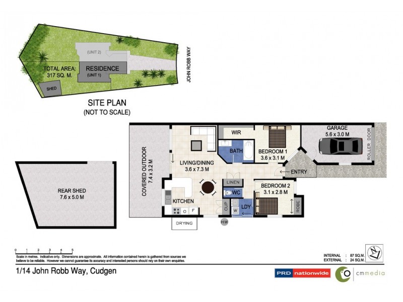 1/14 John Robb Way, Cudgen NSW 2487 Floorplan