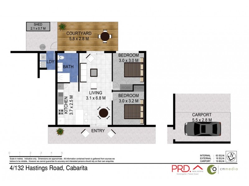 4/132 Hastings Road, Bogangar NSW 2488 Floorplan