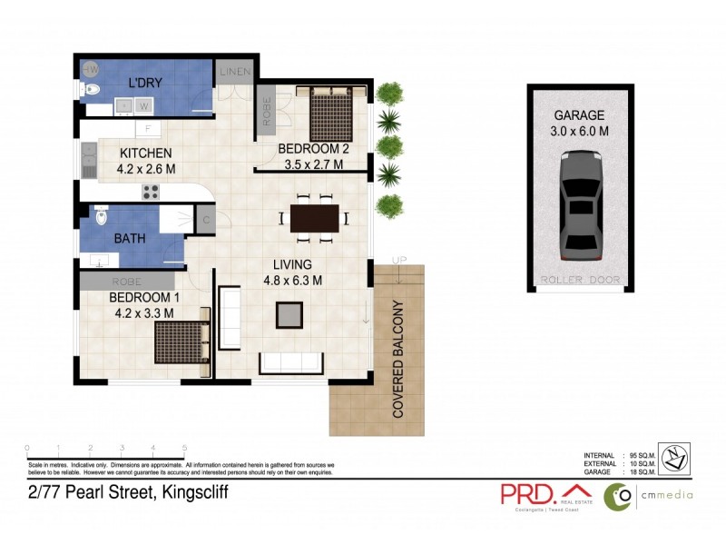 2/77 Pearl Street, Kingscliff NSW 2487