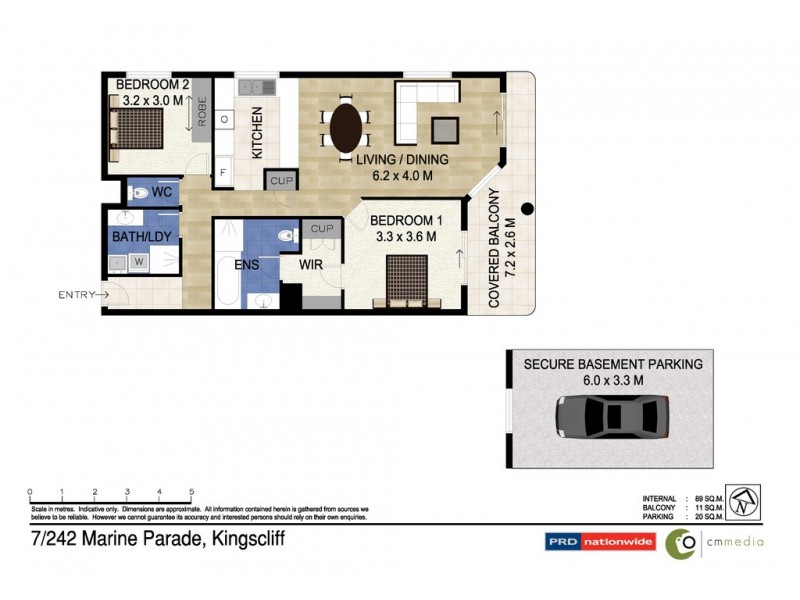 7/242 Marine Parade, Kingscliff NSW 2487 Floorplan