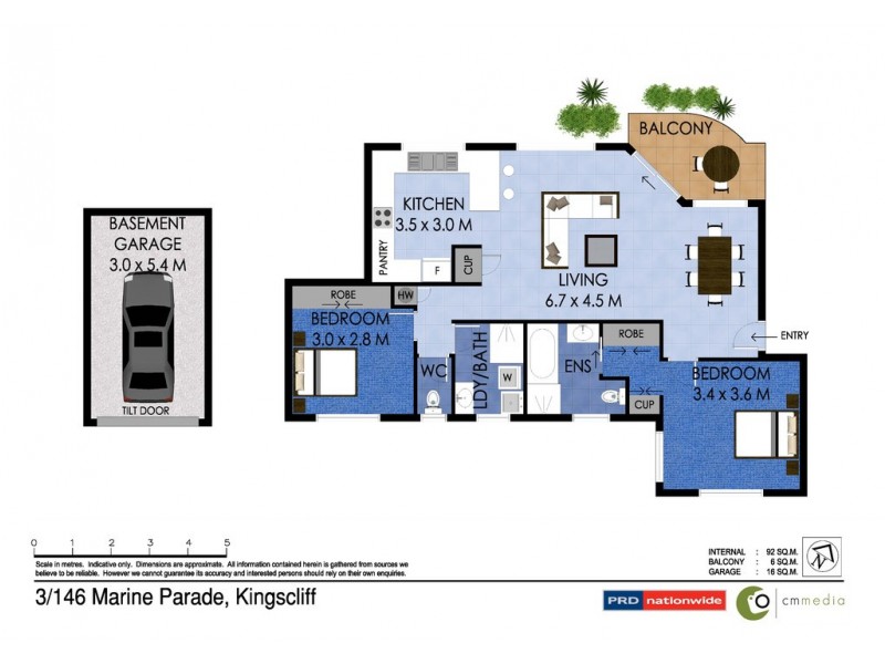 3/146 Marine Parade, Kingscliff NSW 2487 Floorplan