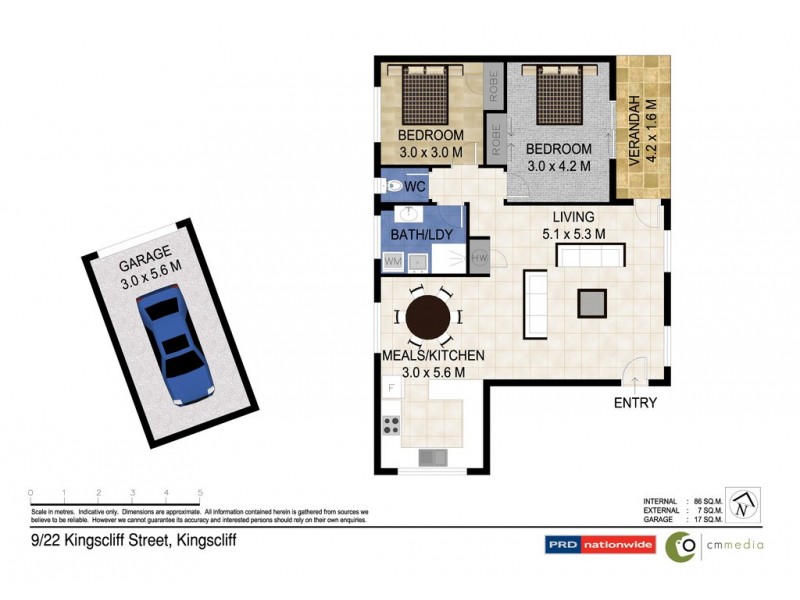 9/22 Kingscliff Street, Kingscliff NSW 2487 Floorplan