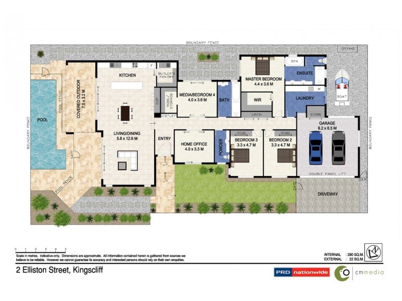 2 Elliston Street, Kingscliff NSW 2487 Floorplan