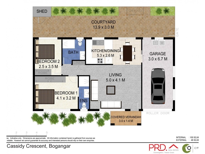 8/29 Cassidy Crescent, Bogangar NSW 2488 Floorplan