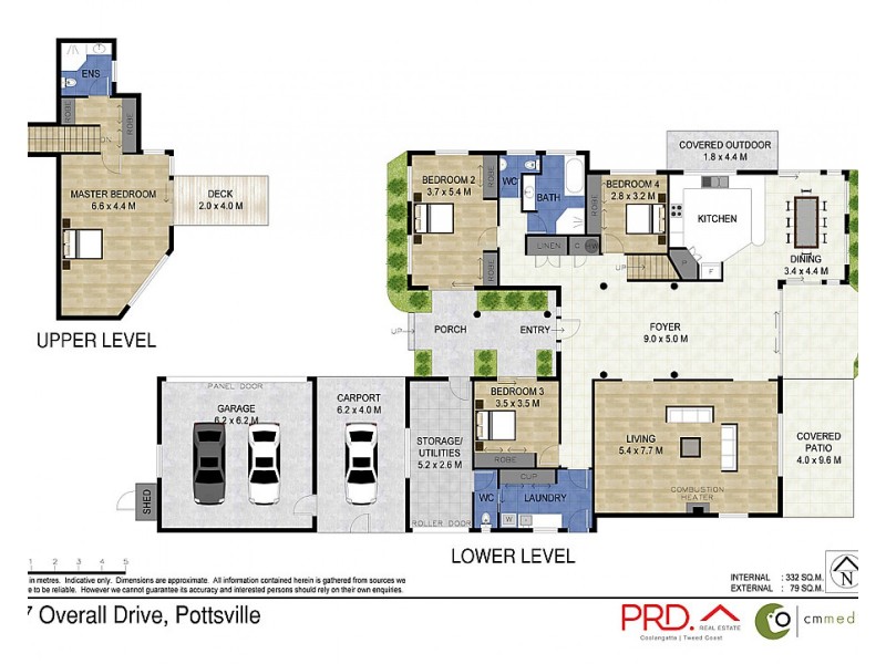 87 Overall Drive, Pottsville NSW 2489 Floorplan