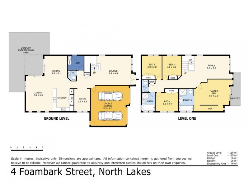 4 Foambark Street, North Lakes QLD 4509 Floorplan