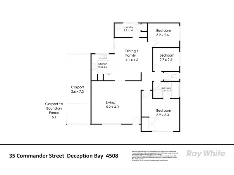 35 Commander Street, Deception Bay QLD 4508 Floorplan