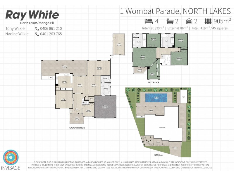 1 Wombat Place, North Lakes QLD 4509 Floorplan