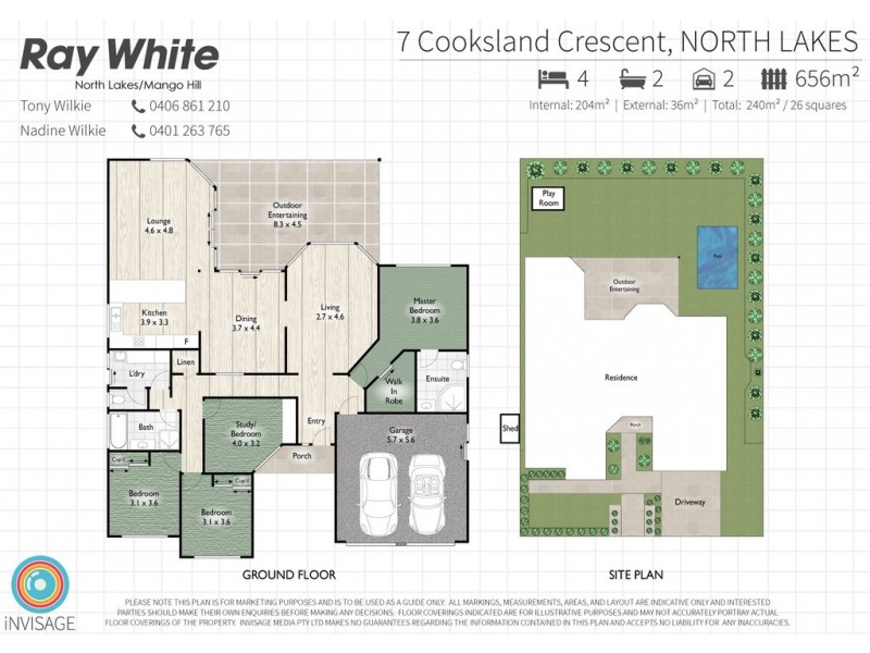 7 Cooksland Crescent, North Lakes QLD 4509 Floorplan