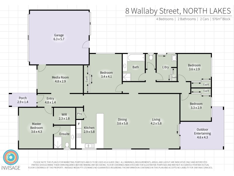 8 Wallaby Street, North Lakes QLD 4509 Floorplan
