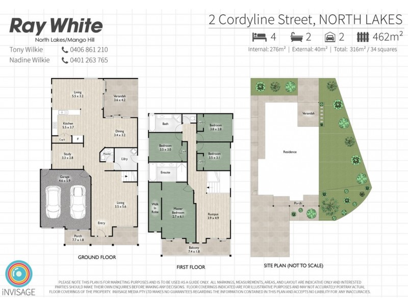 2 Cordyline Street, North Lakes QLD 4509 Floorplan
