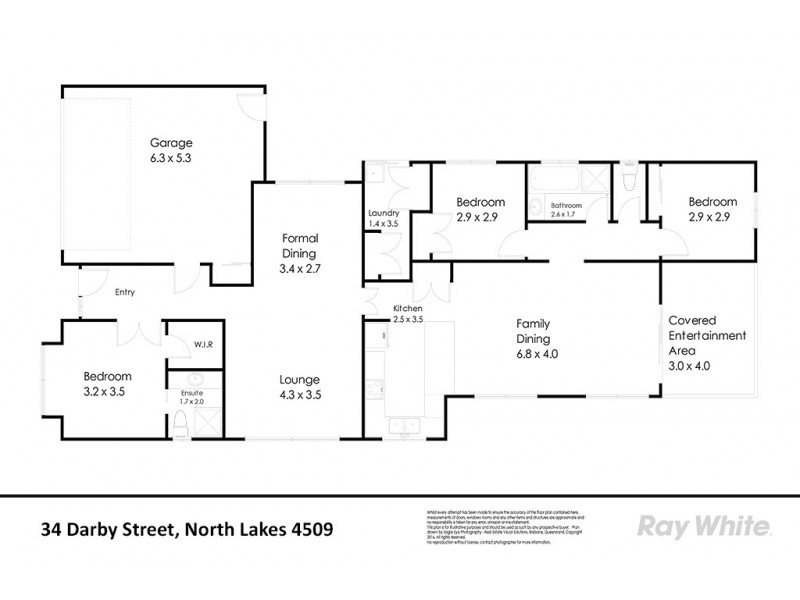 34 Darby Street, North Lakes QLD 4509 Floorplan
