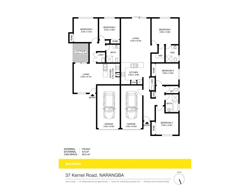 1 and 2 / 37 Kernel Road, Narangba QLD 4504 Floorplan