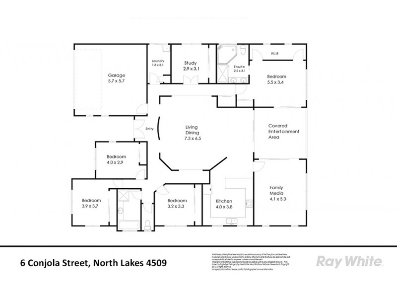 6 Conjola Street, North Lakes QLD 4509 Floorplan
