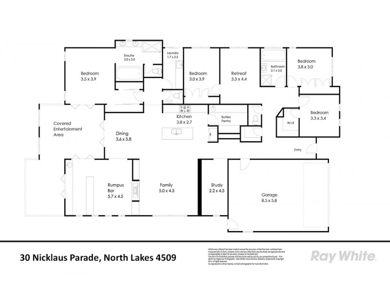 30 Nicklaus Parade, North Lakes QLD 4509 Floorplan